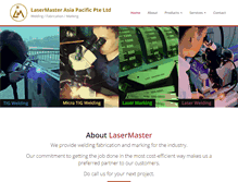 Tablet Screenshot of lasermaster.com.sg
